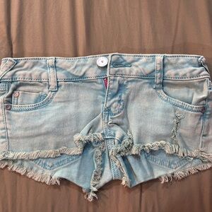 Light Blue Denim Women's Shorts